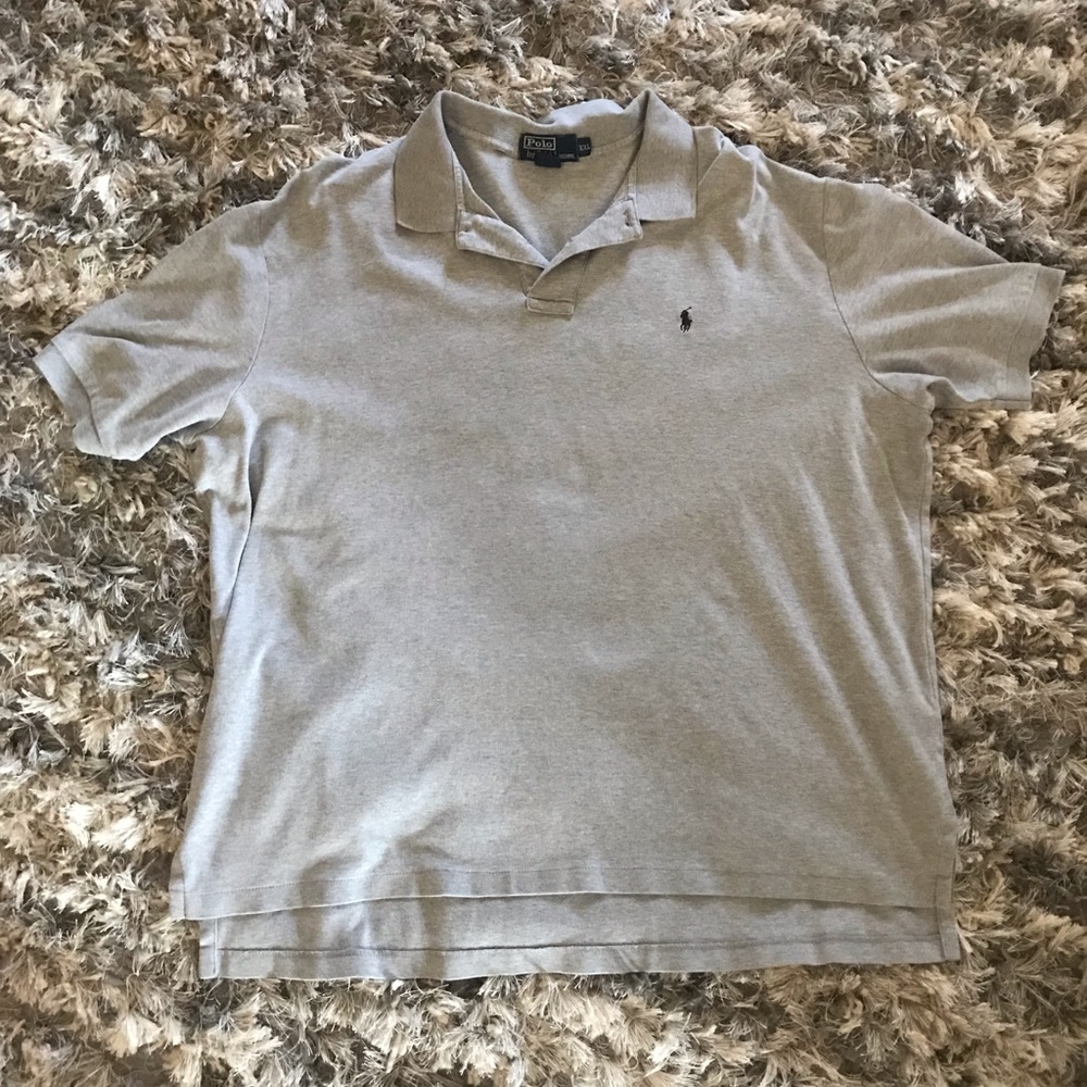 Polo XXL Grey Gray Mens Shirt